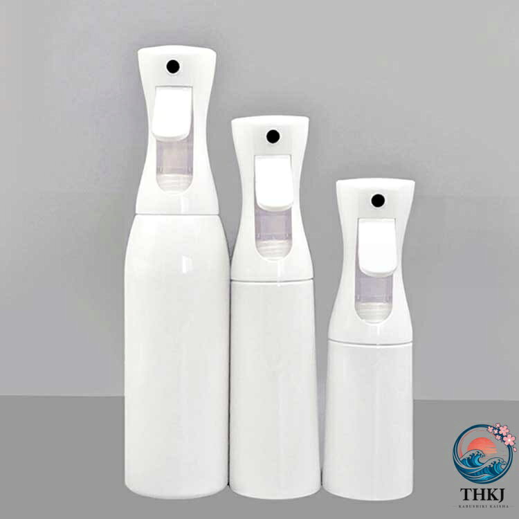 ASBEAUTEの霧吹きスプレー ボトル 細かい霧吹き 2 本セット 園芸 300ml ミストスプレー アルコール対応 ヘア 観葉植物 美髪師 加圧 葉水 植物 清掃 スプレーボトル 家用 ペット用 200ml ミスト 500ml 白い透明容器 化粧水｜アングル3