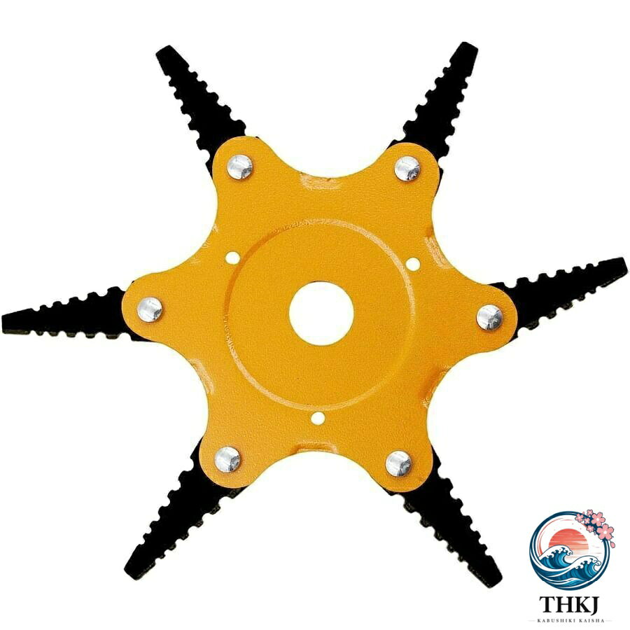 【全品2点で5%OFF】雑草ブラシヘッド 芝刈り機ヘッド 鋼線材 新型 草刈機用チップソー 雑草クリーニングツール 6 歯ブラシカッター 交換ブレード 剛腕カップブラシ 除草ホイール