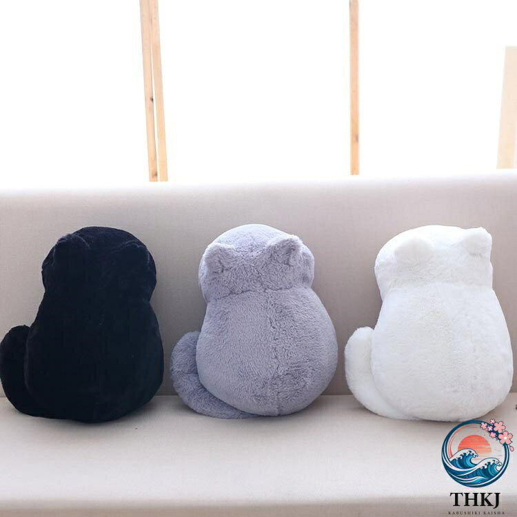 【全品2点で5%OFF】クッション 猫 抱き枕 ぬいぐるみ キャット ギフト もこもこ ね...