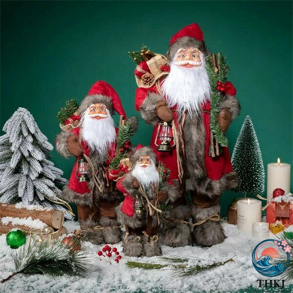 クリスマス サンタクロース ぬいぐるみ 置物 人形 インテリア 装飾 雑貨 おしゃれ かわいい プレゼント ギフト 玄関 寝室 リビング ホテル 店舗 ディスプレイ ウィンドウ 飾り 冬 クリスマスデコレーション 洋風 誕生日 キッズ レッド 30cm 45cm 60cm ja271z7z7m7