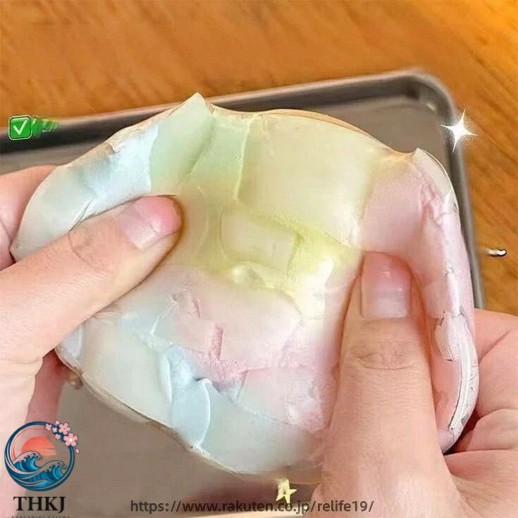 【全品2点で5%OFF】3 個セット ASMR スクイーズ パリパリ触感スクイーズ 触感 パキパキ 柔らかい もちもち SNS で話題 粘着 割る ねっとり 感触 水感 触り心地 かわいい 音 ストレス解消 asbeaute-10042354 ASBEAUTE サンプル画像3