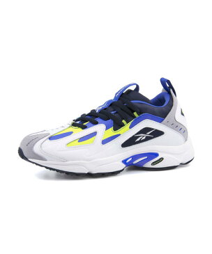 【クーポン配布中】Reebok(リーボック) DMX SERIES 1600 レディーススニーカー(DMXシリーズ1200) CN7119 [DAD] ホワイト/ネオンライム/コバルト【レディース】 レディース シューズ 靴 スニーカー ローカット ブランド ギフト