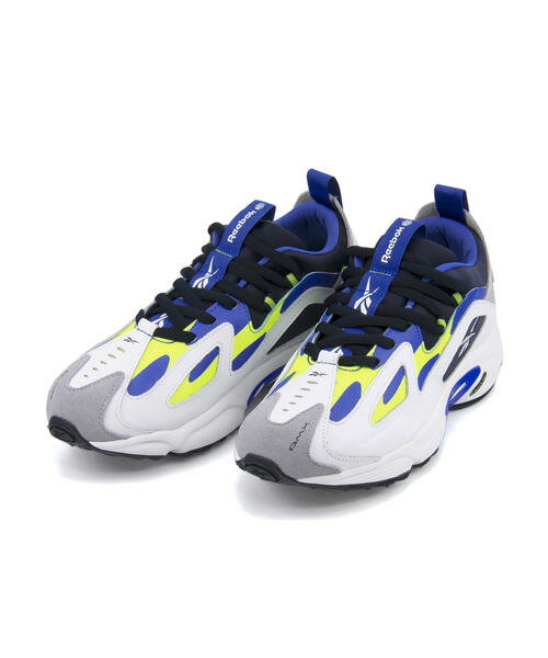 【クーポン配布中】Reebok(リーボック) DMX SERIES 1600 レディーススニーカー(DMXシリーズ1200) CN7119 [DAD] ホワイト/ネオンライム/コバルト【レディース】 レディース シューズ 靴 スニーカー ローカット ブランド ギフト