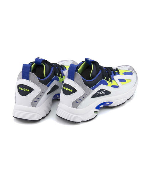 【クーポン配布中】Reebok(リーボック) DMX SERIES 1600 レディーススニーカー(DMXシリーズ1200) CN7119 [DAD] ホワイト/ネオンライム/コバルト【レディース】 レディース シューズ 靴 スニーカー ローカット ブランド ギフト