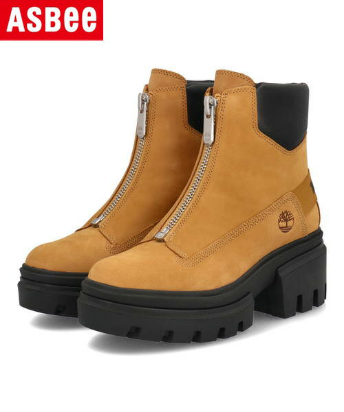 ティンバーランド 【クーポン配布中】Timberland ティンバーランド EVERLEIGH 6 INCH FRONT ZIP BOOT レディースブーツ エヴァーリー6インチフロントジップブーツ A5YHM ウィート レディース シューズ 靴 ブーツ ショートブーツ ショート ASBee アスビー