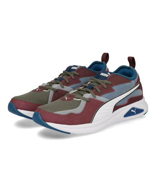 PUMA プーマ ENZO 2 LOW メンズスニーカー エンゾ2ロウ 193634 02 [GF] グレー バーガンディ ホワイト メンズ シューズ 靴 スニーカー ローカット ブランド ギフト プレゼント ラッピング ASBee アスビー