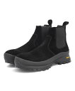 【クーポン配布中】Whoop-de-doo COSTUME NO AGE フープディドゥコスチュームノーエイジ メンズ Vibramソールサイドゴアブーツ 本革 厚底 23530553 ブラックスエード シューズ 靴 ブーツ サイドゴア ブランド ASBee