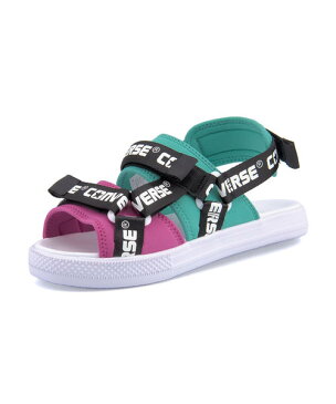 converse(コンバース) CV SANDAL LOGOTAPE レディースサンダル(CVサンダルロゴテープ) 32766210 マルチカラー【レディース】