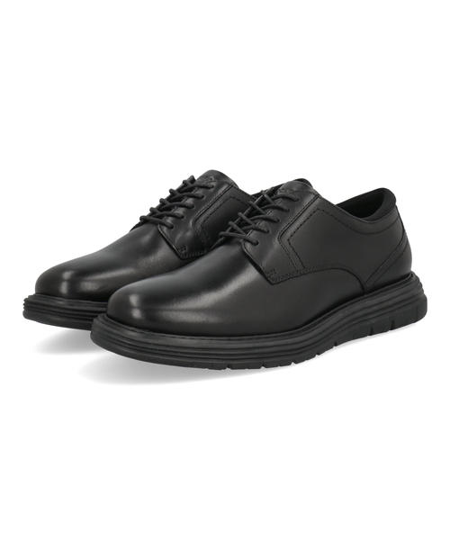 Rakuten - 【クーポン配布中】ROCKPORT ロックポート CAMBRIDGE EASE PLAIN TOE 本革 メンズ カジュアルシューズ ケンブリッジイーズプレーントゥ ML0079 ブラック シューズ 靴 レースアップ ブランド ギフト プレゼント ラッピング ASBee アスビー