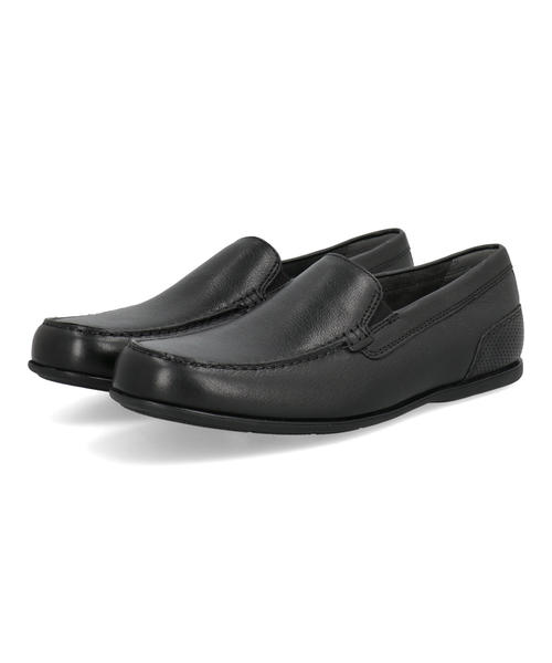 乐天商城 - 【クーポン配布中】ROCKPORT ロックポート MALCOM SLIP ON 本革 メンズカジュアルシューズ モカシン マルコムスリッポン CJ2275W ブラック メンズ シューズ 靴 カジュアルシューズ スリッポン ブランド ギフト プレゼント ラッピング ASBee アスビー