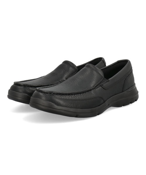 樂天商城 - 【クーポン配布中】ROCKPORT ロックポート JUNCTION POINT SLIP ON 本革 メンズカジュアルシューズ モカシン ジャンクションポイントスリッポン H79443W ブラック メンズ シューズ 靴 カジュアルシューズ スリッポン ラッピング ASBee アスビー