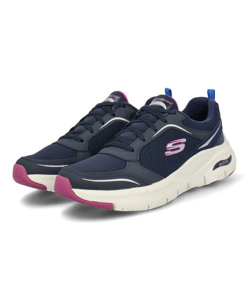 SKECHERS スケッチャーズ ARCH FIT-GENTLE STRIDE レディーススニーカー アーチフィットジェントルストライド 149413 NVPR ネイビー/パープル フィットネスシューズ トレーニングシューズ フィットネス トレーニング ローカット