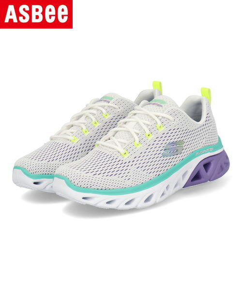 SKECHERS スケッチャーズ GLIDE-STEP SPORT-SWEETER DAYS レディーススニーカー 軽量 グライドステップスポーツスイーターデイズ 149550 WLVM ホワイト/ラベンダー/ミント フィットネス トレーニング ローカット