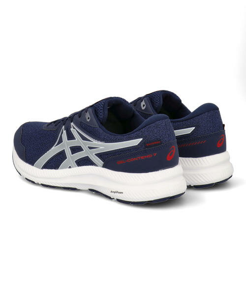 asics アシックス GEL-CONTEND 7 WP メンズスニーカー 防水 幅広4E ゲルコンテンド7ウォータープルーフ 1011B333 400 ミッドナイト ピエモンテグレーフィットネス トレーニングシューズ ランニングシューズ レインシューズ 防水・耐水シューズ 2