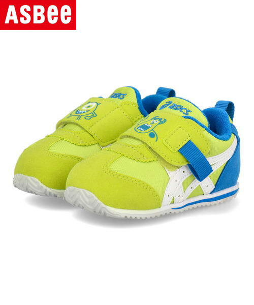 asics SUKU2 アシックス スクスク IDAHO BABY/MI DISNEY モンスターズ インク ベビーシューズ アイダホベビーMONSTERS, INC. 1144A283 301 ライム/ホワイト キッズ シューズ 靴 スニーカー ベビー ラッピング ASBee アスビー