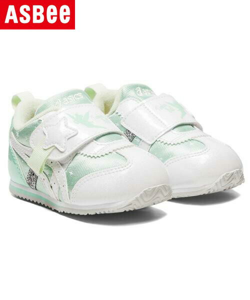 asics SUKU2 アシックス スクスク IDAHO BABY/TB DISNEY ティンカーベル ベビーシューズ スニーカー アイダホベビー/TB 1144A285 300 ミント/ホワイト キッズ シューズ 靴 ベビー ブランド ギフト プレゼント ラッピング ASBee アスビー