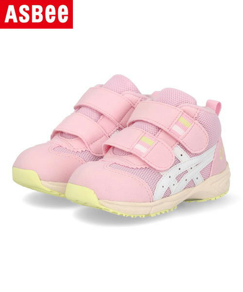 asics SUKU2 アシックス スクスク GD.RUNNERBABY MS-MID ベビーシューズ GDランナーベビーMS-MID TUB127 700 EC コットンピンク ホワイト キッズ シューズ 靴 スニーカー ベビー ブランド ギフト プレゼント ラッピング ASBee アスビー
