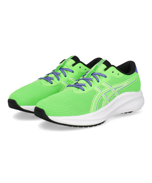 【クーポン配布中】ASICS アシックス GEL-EXCITE 11 GS 軽量 キッズスニーカー ランニング 子供靴 ひも靴 ゲルエキサイト11GS 1014A374 301 バイタルグリーン/コバルトバースト キッズ シューズ 靴 スニーカー 運動靴 ボーイズ ASBee アスビー