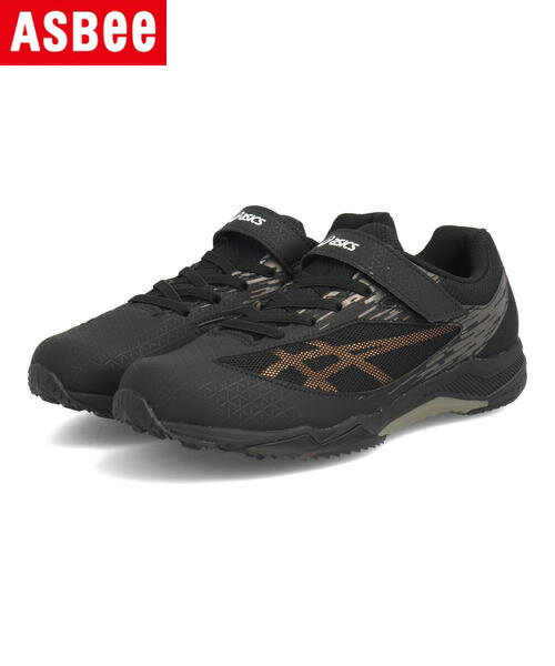 【クーポン配布中】asics LAZERBEAM アシックスレーザービーム SI-MG WIDE【軽量/幅広3E】スピードモデル キッズスニーカー 運動会 1154A160 001 ブラック/ゴールドのサムネイル