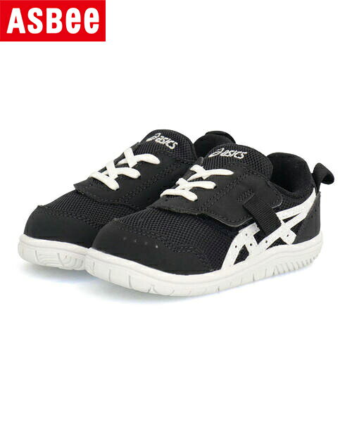 【クーポン配布中】ASICS KIDS SUKU2 アシックス スクスク MYSEL BABY 脱ぎ履き簡単 ベビーシューズ ワンベルト スニーカー マイセルベビー 1144A327 001 ブラック/ホワイト キッズ シューズ 靴 ベビー ブランド ASBee