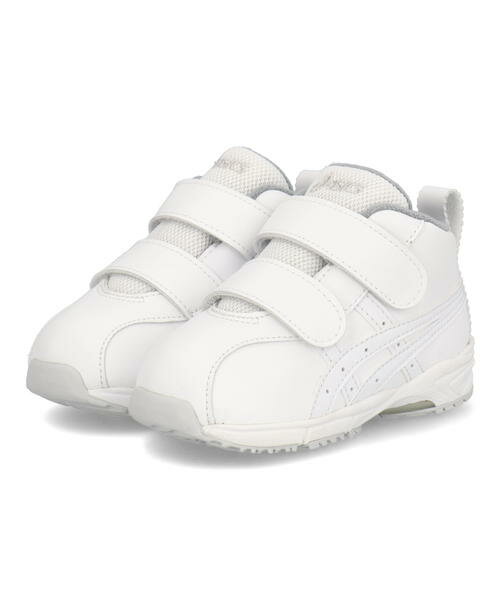 乐天商城 - 【クーポン配布中】ASICS SUKU2 アシックス スクスク GD.RUNNERBABY SL-MID ベビーシューズ ミドルカット ストラップ GDランナーベビーSL-MID 1144A004 106 ホワイト/ホワイト キッズ シューズ 靴 スニーカー ベビー ASBee