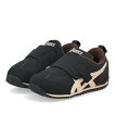 ASICS SUKU2 アシックス スクスク IDAHO BABY KT-ES ベビーシューズ ワンベルト スニーカー アイダホベビーKT-ES 1144A421 001 ブラック/ベージュ キッズ シューズ 靴 ベビー ブランド ギフト プレゼント ラッピング ASBee アスビー