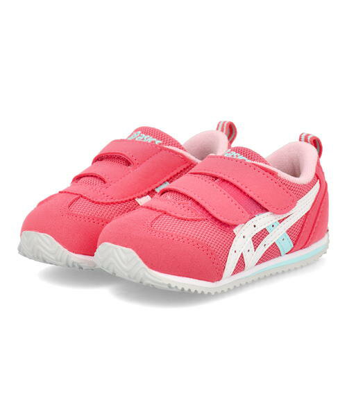 ASICS SUKU2 アシックス スクスク DAHO BABY 4 ベビーシューズ 子供靴 2本ベルト スニーカー アイダホベビー4 1144A235 700 キャンディピンク/ホワイト キッズ シューズ 靴 ベビー ブランド ギフト プレゼント ラッピング ASBee アスビー