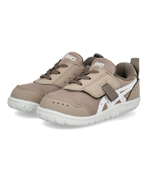 【クーポン配布中】ASICS KIDS SUKU2 アシックス スクスク MYSEL BABY 脱ぎ履き簡単 ベビーシューズ ワンベルト 子供靴 マイセルベビー 1144A327 200 ダークベージュ/ホワイト キッズ シューズ 靴 スニーカー ベビー ラッピング ASBee アスビー