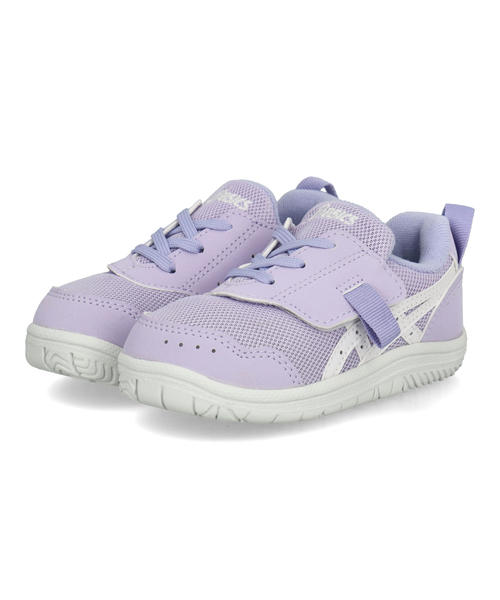 【クーポン配布中】ASICS KIDS SUKU2 アシックス スクスク MYSEL BABY 脱ぎ履き簡単 ベビーシューズ ワンベルト 子供靴 マイセルベビー 1144A327 500 ラベンダー/ホワイト キッズ シューズ 靴 スニーカー ベビー ラッピング ASBee アスビー