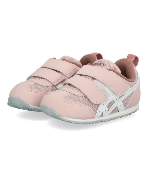 【クーポン配布中】ASICS KIDS SUKU2 アシックス スクスク IDAHO BABY 5 ベビーシューズ スニーカー 2本ベルト 子供靴 アイダホベビー5 1144A433 700 ソフトピンク/ホワイト キッズ シューズ 靴 ベビー プレゼント ラッピング ASBee アスビー