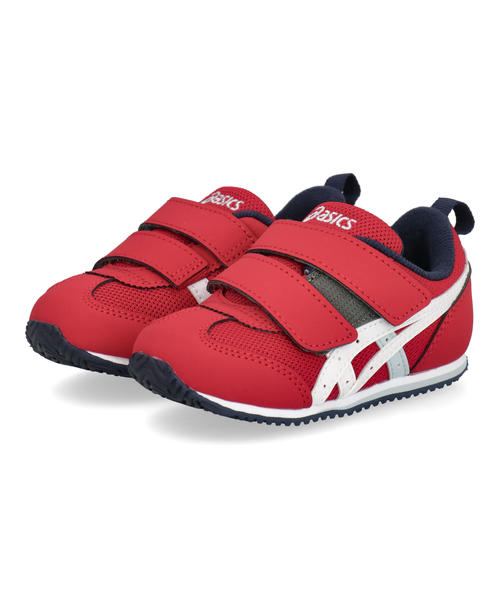 【クーポン配布中】ASICS KIDS SUKU2 アシックス スクスク IDAHO BABY 5 ベビーシューズ スニーカー 2本ベルト 子供靴 アイダホベビー5 1144A433 600 レッド/ホワイト キッズ シューズ 靴 ベビー ブランド ギフト プレゼント ラッピング ASBee アスビー