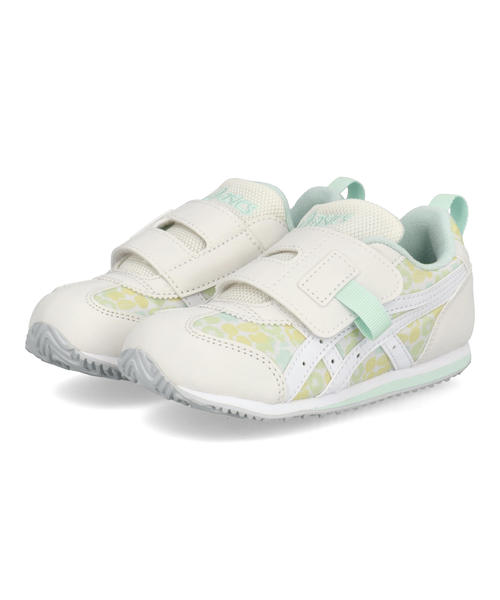 【クーポン配布中】ASICS KIDS SUKU2 アシックス スクスク IDAHO MINI KT-ES G 2 キッズスニーカー 子供靴 ワンベルト アイダホミニKT-ESG2 1144A440 100 オフホワイト/ホワイト キッズ シューズ 靴 スニーカー ガールズ ASBee