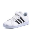 【クーポン配布中】adidas アディダス GRANDCOURT C キッズスニーカー グランドコートC EF0109 ランニングホワイト/コアブラック/ランニ...
