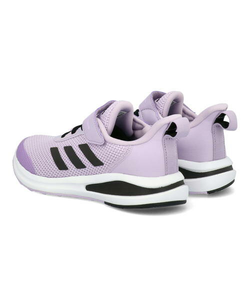 【P10倍＆11/10クーポン有】adidas アディダス FORTARUN EL K キッズスニーカー フォルタランELK H02719 ブリスパープル コアブラック フットウェアホワイト キッズ シューズ 靴 スニーカー ガールズ