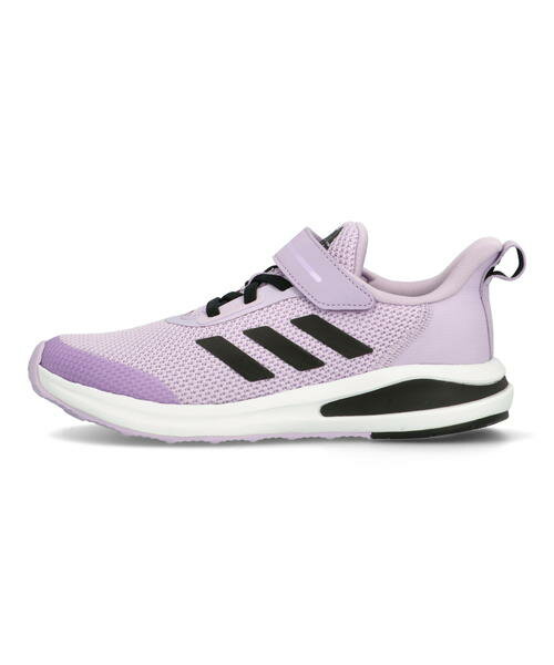 【P10倍＆11/10クーポン有】adidas アディダス FORTARUN EL K キッズスニーカー フォルタランELK H02719 ブリスパープル コアブラック フットウェアホワイト キッズ シューズ 靴 スニーカー ガールズ