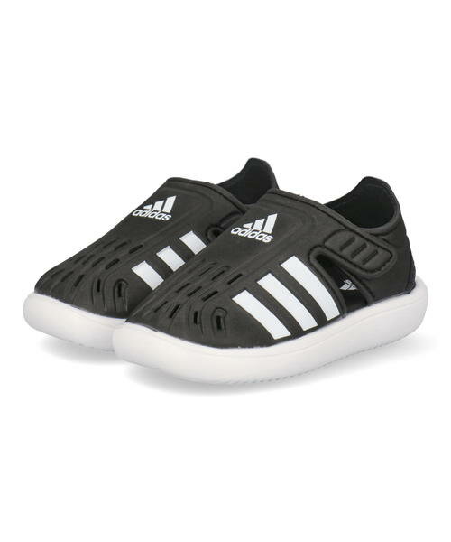 【クーポン配布中】adidas アディダス SWIMWATER SANDAL I ベビーサンダル 水陸両用 スイムウォーターサンダルI GW0391 コアブラック/フットウェアホワイト/コアブラック キッズ シューズ 靴 サンダル ベビー ブランド ASBee アスビー