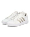 adidas アディダス GRANDCOURT BASE 2.0 W レディーススニーカー グランドコートベース2.0W GW9263 フットウェアホワイト/プラチナメタリック/フットウェアホワイト レディース シューズ 靴 スニーカー ローカット ラッピング ASBee アスビー