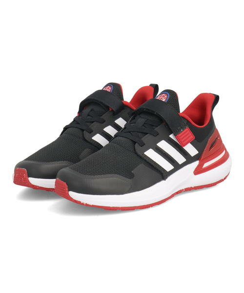 adidas アディダス RAPIDASPORT SPIDER-MAN EL K MARVEL キッズシューズ ラピダスポーツスパイダーマンELK IG7175 ブラック ホワイト スカーレット キッズ シューズ 靴 スニーカー ボーイズ プレゼント ラッピング ASBee アスビー