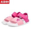 【クーポン配布中】adidas アディダス ADILETTE SANDAL K 超軽量 水陸両用 キッズスポーツサンダル アディレッタサンダルK H06445 ルシッドフクシャ/ビームピンク キッズ シューズ 靴 サンダル ガールズ プレゼント ラッピング ASBee アスビー