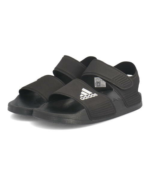 【クーポン配布中】adidas アディダス ADILETTE SANDAL K 超軽量 水陸両用 キッズスポーツサンダル アディレッタサンダルK GW0344 コアブラック フットウェアホワイト キッズ シューズ 靴 サンダル ガールズ ボーイズ ASBee アスビー