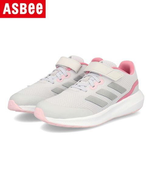 adidas アディダス CORE FAITO 2.0 EL K 軽量 キッズスニーカー コアファイト2.0ELK IG7278 ダッシュグレー/シルバーメタリック/ブリスピンク キッズ シューズ 靴 スニーカー 運動靴 ガールズ ラッピング ASBee アスビー