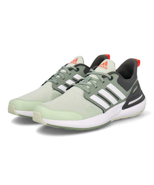 adidas アディダス RAPIDASPORT K キッズスニーカー レースアップ ひも靴 ラピダスポーツK HP6128 リネングリーン/シルバーグリーン/フットウェアホワイト キッズ シューズ 靴 スニーカー ボーイズ ラッピング ASBee アスビー