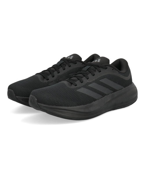 adidas アディダス RESPONSE RUNNER 2 軽量 メンズスニーカー ランニングシューズ レスポンスランナー2 KJ1737 コアブラック/コアブラック/グレーファイブ メンズ シューズ 靴 スニーカー ローカット ASBee アスビー