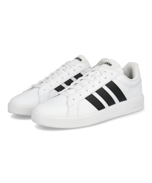 【クーポン配布中】adidas アディダス GRAND COURT BASE 3.0 U メンズスニーカー(グランドコートベース3.0U) JR4613 フットウェアホワイト/コアブラック/フットウェアホワイト