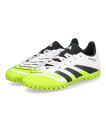 【クーポン配布中】adidas アディダス PREDATOR CLUB TF J キッズスニーカー ひも靴 サッカーターフシューズ(プレデタークラブTFJ) JH8862 Fホワイト/コアブラック/ルシッドレモン