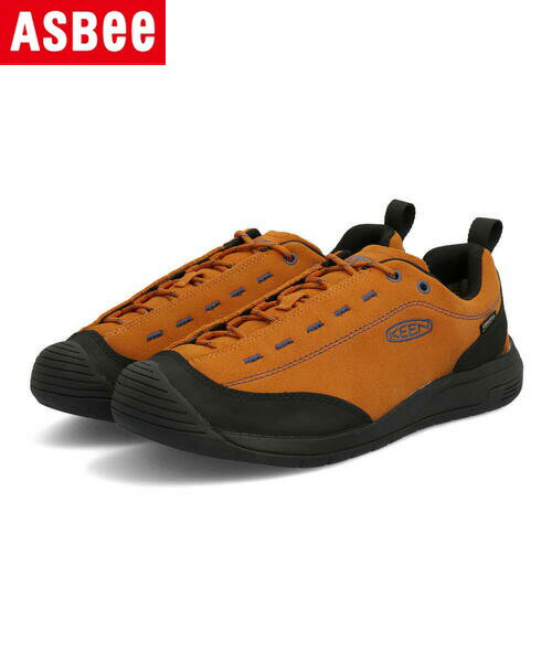 KEEN キーン JASPER 2 WP メンズスニーカー 防水透湿 保温 ジャスパー2ウォータープルーフ 1023872 パンプキンスパイス ブラック メンズレインシューズ アウトドアシューズ トレッキング ハイキング 防水・耐水シューズ