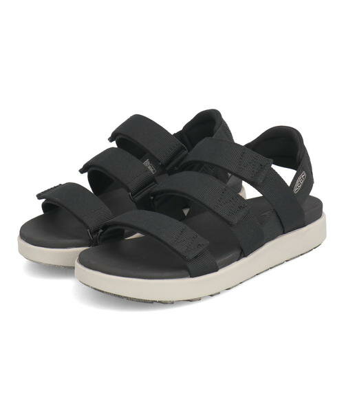 KEEN キーン ELLE STRAPPY レディーススポーツサンダル エルストラッピー 1026138 ブラック ヴェイパー レディース シューズ 靴 サンダル スポーツサンダル ローヒールサンダル ローヒール プレゼント ラッピング ASBee アスビーのサムネイル