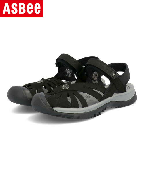 KEEN キーン ROSE SANDAL レディーススポーツサンダル アウトドア ローズサンダル 1008783 ブラック/ニュートラルグレー レディース シューズ 靴 サンダル スポーツサンダル ローヒールサンダル ローヒール ASBee アスビー