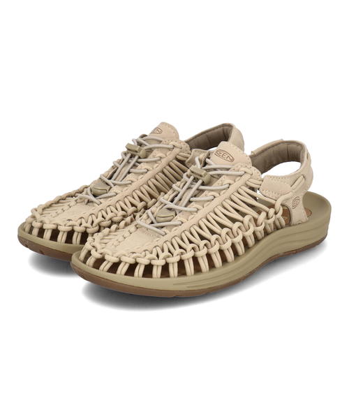 Rakuten - 【クーポン配布中】KEEN キーン UNEEK W レディーススポーツサンダル アウトドア ウィメンズユニーク 1027445 サファリ/サファリ レディース シューズ 靴 サンダル スポーツサンダル ローヒールサンダル ローヒール ラッピング ASBee アスビー