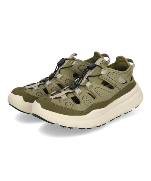 Rakuten - 【クーポン配布中】KEEN キーン WK450 SANDAL メンズサンダルシューズ ウォーキングスニーカー(ダブルケー450サンダル) 1028925 マティーニオリーブ/プラザトープ